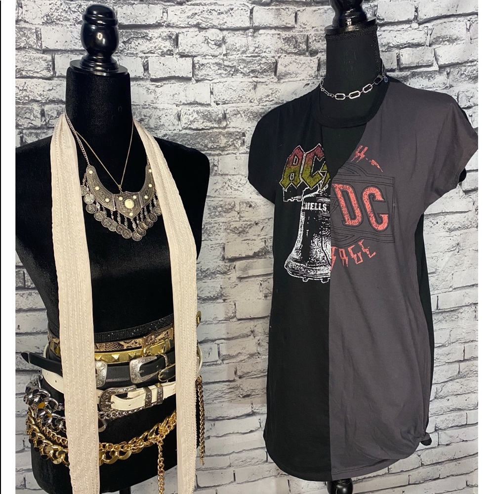 Xs “ extra small” AC/DC shirt dress.